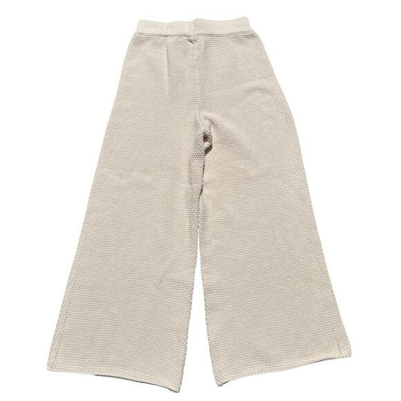 Women’s Sincerely Jules Henley High Waist Crop Waffle Knit Lounge Set Medium - Picture 4 of 5